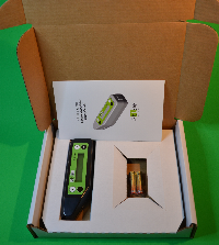 Content of the box: atLEAF CHL STD chlorohyll meter, batteries, user manual